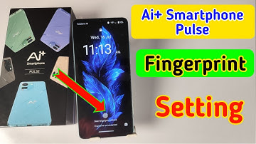 Ai+ smartphone pulse display fingerprint setting/Ai+ smartphone fingerprint screen lock/fingerprint