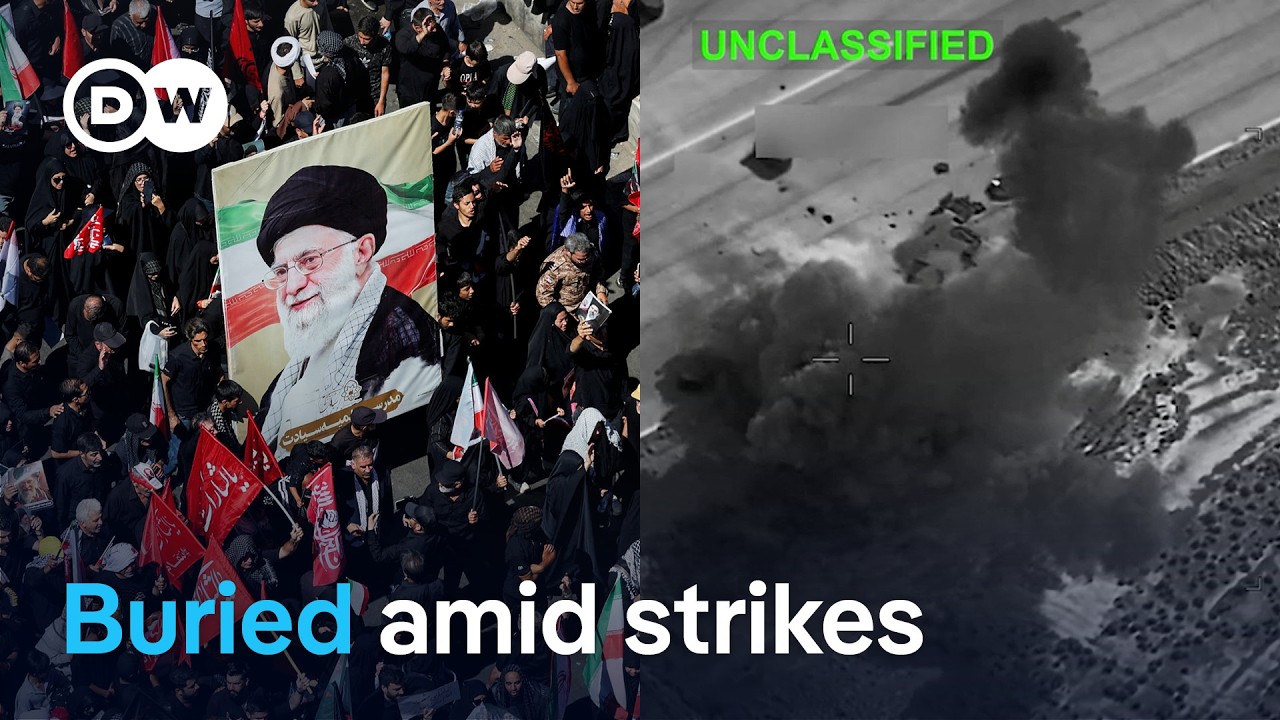US-Iran tensions flare as Khamenei is laid to rest | DW News