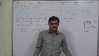 Queuing Theory - 20 Single Server Model Calaulating Probability of waiting in queue