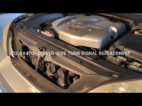 how to change #Lexus #GX470- #Driver #TURN #SIGNAL replacement!