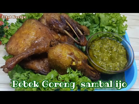 Cara Membuat Sambal Ijo Bebek Goreng