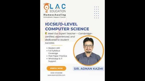 🎯 Score A/A* in IGCSE/O-Level Computer Science! 💻📚 | LAC Education
