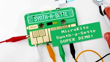 MicroKits Synth-a-Sette Analog Synth Demo