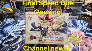 Opening Yugioh Speed Duel: Battle City Finals & Channel Update! #yugioh #speedduel #Opening