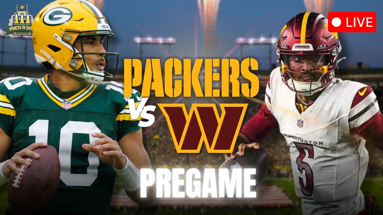 Packers/Commanders LIVE Pregame Show!!!