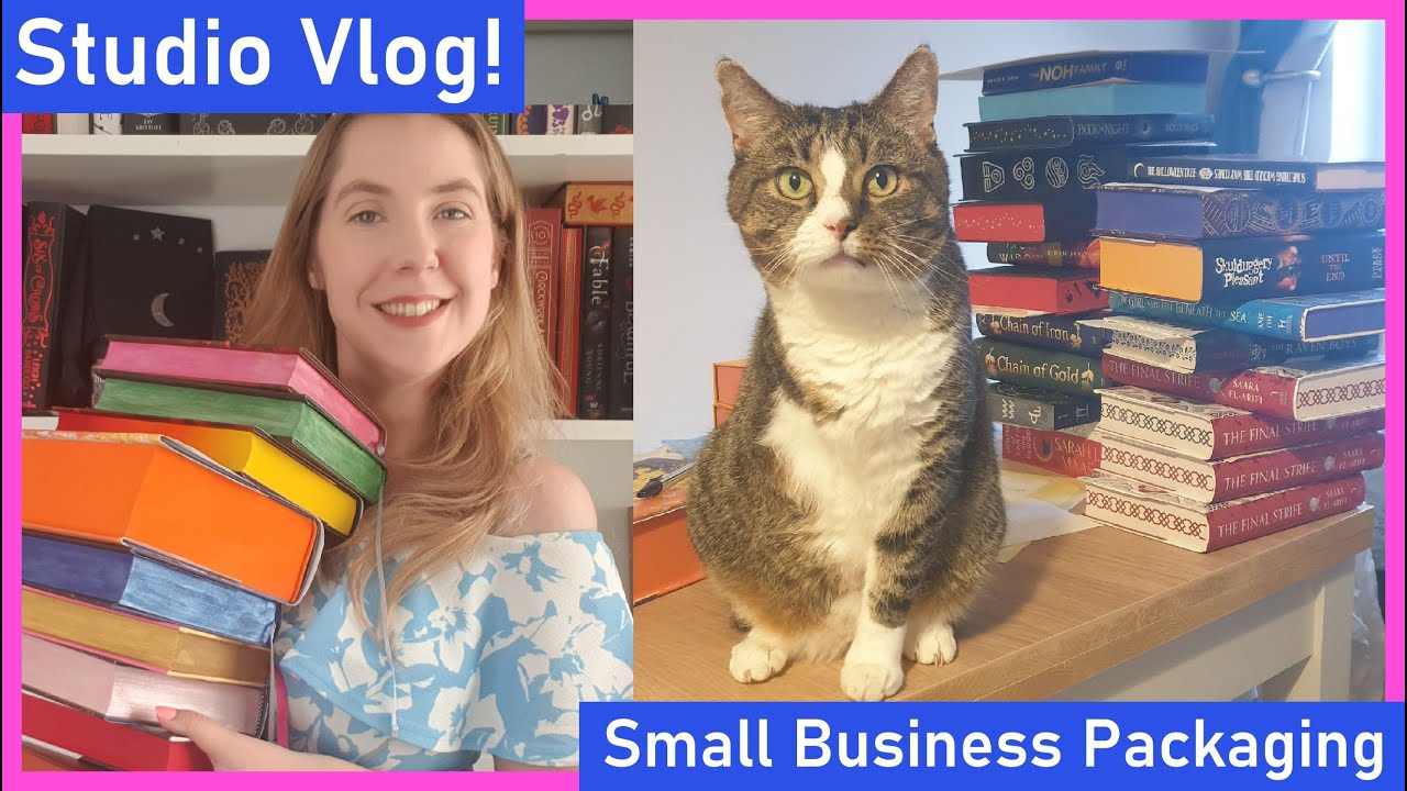 ✨Studio Vlog No. 3 ✨ Custom Sprayed Edges / Small Book Business