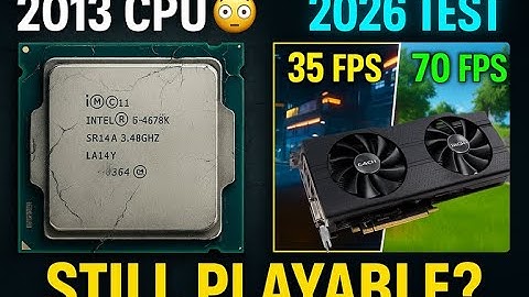 This 2013 CPU in 2026? Cyberpunk & Fortnite Benchmark Test! The Results SHOCKED Me 😳