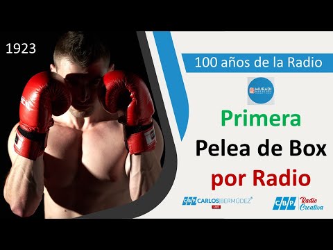 // PRIMERA PELEA DE BOX 1923 // POR LA RADIO // MURADI // HISTORIA