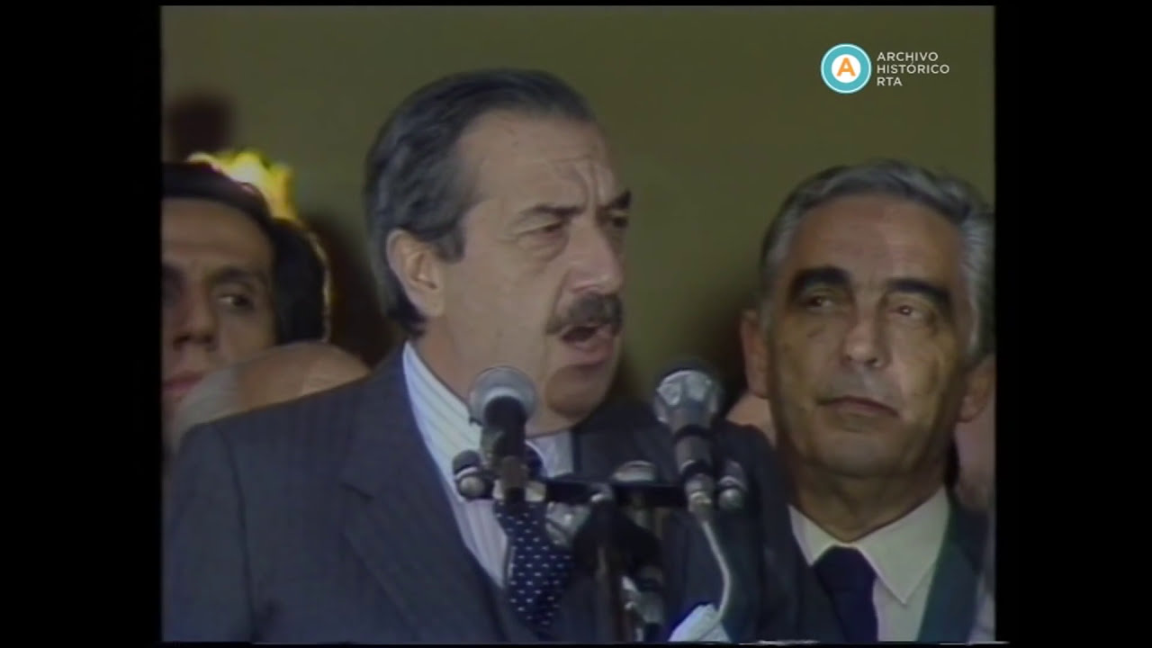 AV-2426 [Cadena nacional: Alfonsín afirma 