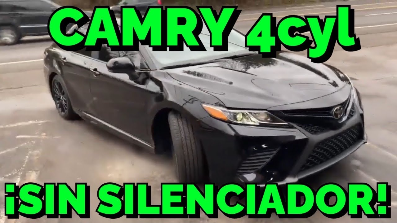 2020 Toyota Camry 4cyl DOBLE ESCAPE con SIN SILENCIADOR