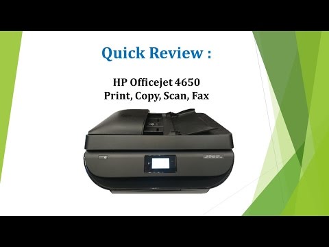 HP Officejet 4650 | 4652 | 4654 | 4655 | 4657 | 4658: Quick review