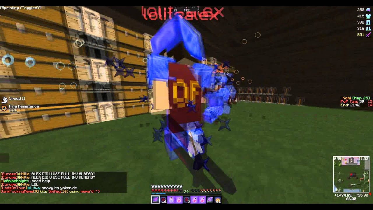 [Kohi] Killing lolitsalex twice in his own base!
