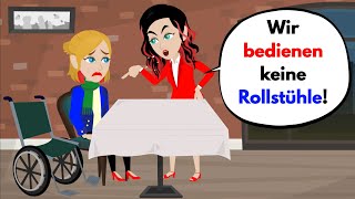 Learn German | Ms. Neuer was bullied in the restaurant! Vocabulary and important verbs