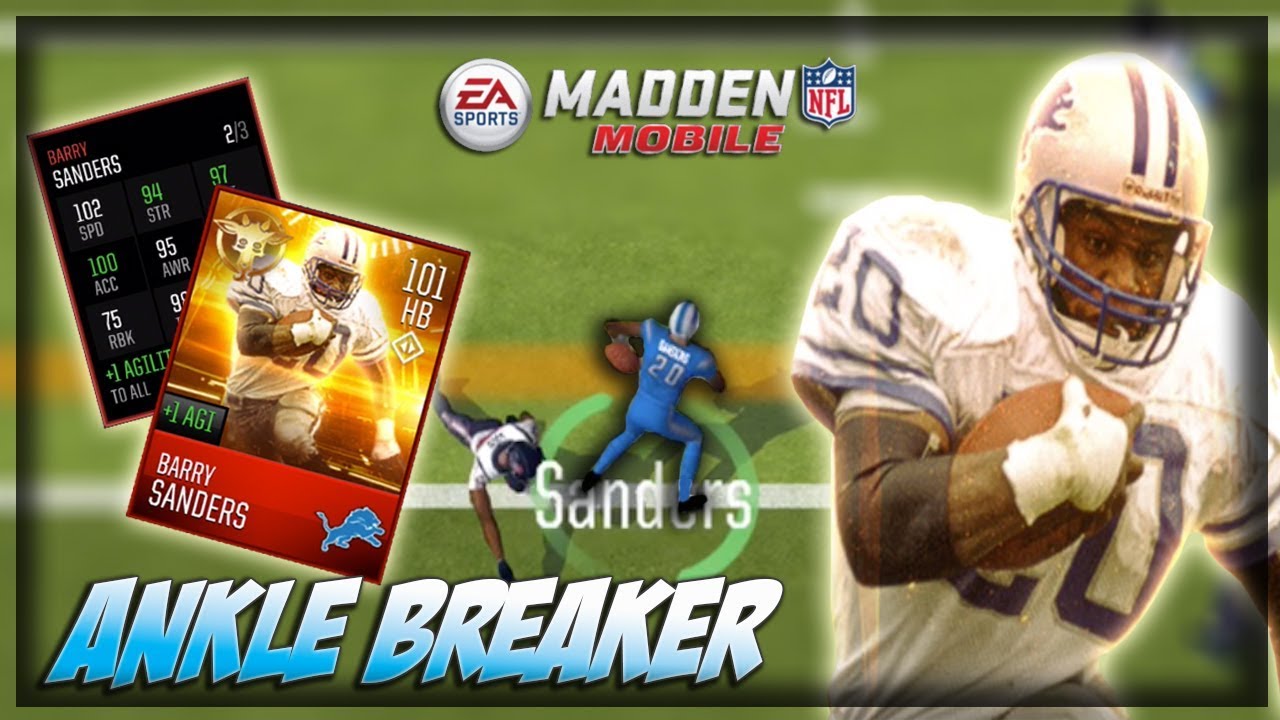 101 OVR BOSS GOAT BARRY SANDERS!! JUKING PEOPLE OUT OF THEIR SOCKS