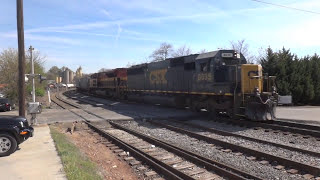 CSXT 8635 SD50-2 Leads CSX Train Q542-31 Northbound at CP North Elizabeth in Marietta, GA