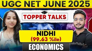 UGC NET Economics Topper Interview🔥| UGC NET JRF Economics Topper