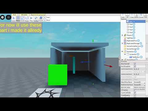 How to make an On/Off light system in Roblosx (studio lite) and (Roblox studio)