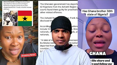 A breaking news 42 Nigerians have been deported from Ghana’s Ashanti Region to Nigeria