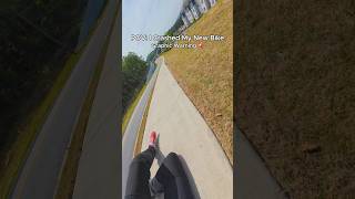 My first time riding and this happened - crash #carcrash #motorcycle #bikerboy #biketok #bikelife