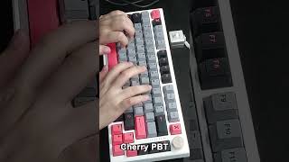 XDA PBT VS Cherry PBT sound test on my keyboard