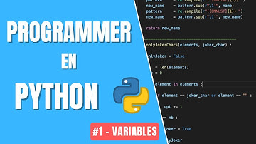 Comment apprendre à programmer en Python - #1 Les variables