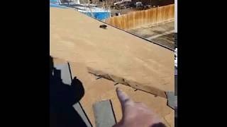 How to install ridge shingles along the hip of a 3 tab roof and how to cut them from a full shingle.
