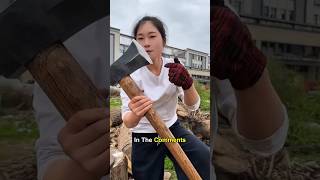 Old Car Suspension into an Axe! 🤯