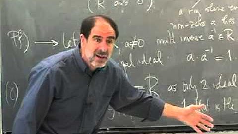 Lec 25 | Abstract Algebra