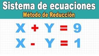 Sistema De Ecuaciones Método De Reducción