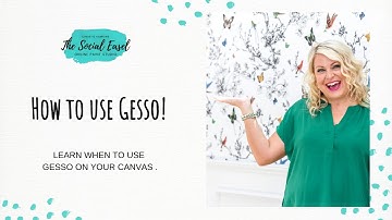 Quick tip on when and how to use Gesso! || The Social Easel