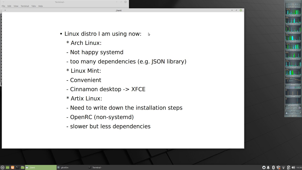 My Linux Experience - YouTube