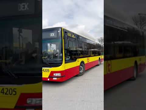 Ride Along on the Man Bus 4205 on Line 177: Journey to Ursus Niedźwiadek, Warsaw