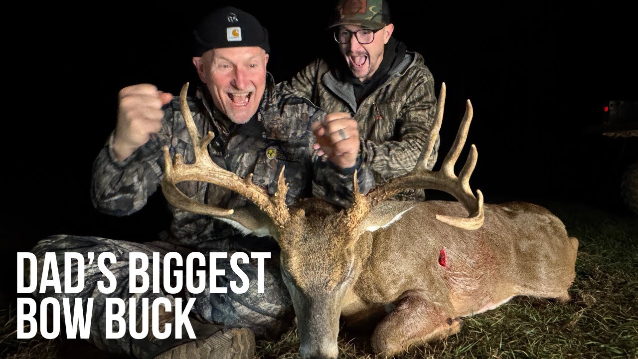 Самостоятельная охота с луком | Мой отец подстрелил 15-очкового монстра из Алабамы!