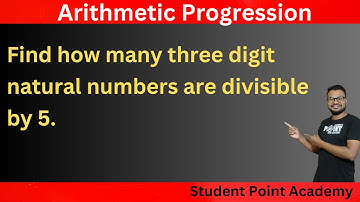 Find how many three digit natural numbers are divisible by 5.