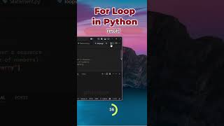 For loop in Python #Python #Coding #PythonLoop #ForLoop #LearnToCode #CodeNewbie #programmingbasics