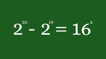 A Beautiful Exponential Equation Many People Fail To Solve