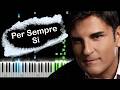 Sal Da Vinci - Per Sempre Sì | Italy 🇮🇹 | Eurovision 2026 Piano Tutorial