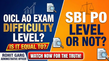 OICL AO 2025 Exam Difficulty Level | Is it Equal to SBI PO?😳 | OICL AO Exam Level | OICL AO Syllabus