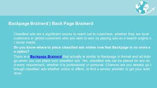 Backpage Brainerd | Back Page Brainerd