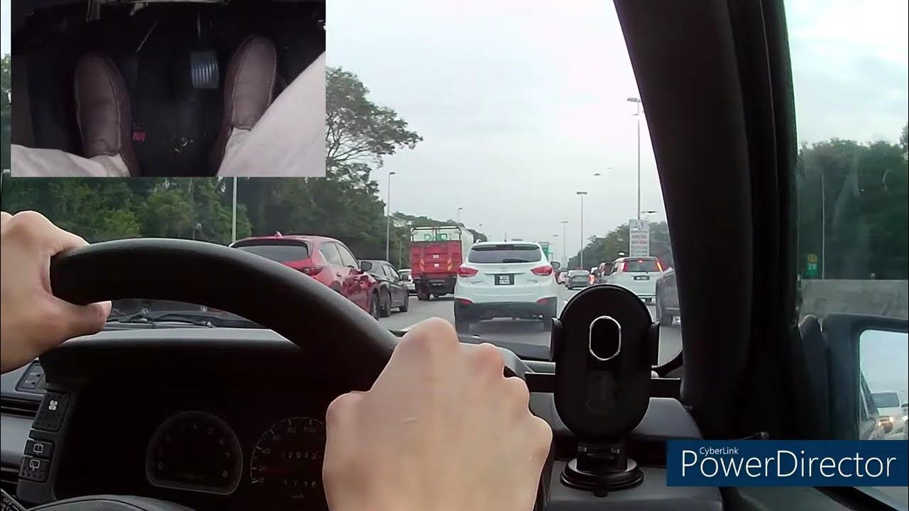 How to relax driving manual car in traffic jam YouTube