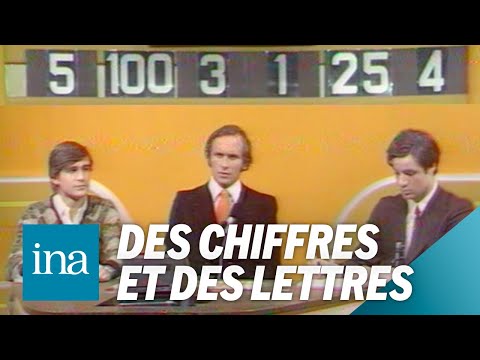 Des Chiffres et des Lettres : « le compte est bon !" | INA Culte