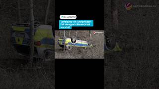 Verfolgung Von Tankbetrüger Polizeiwagen In Bienenbüttel Verunfallt