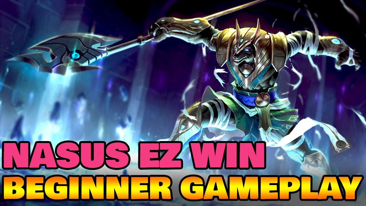 Nasus Gameplay Beginner EASY WIN | League of Legends Wild Rift