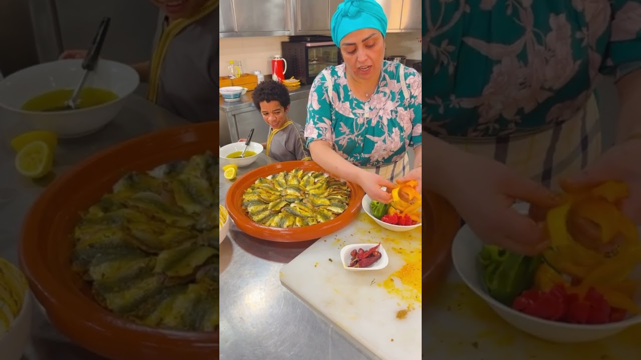 مع هدى - طاجين السردين | المكونات و الطريقة كاملة