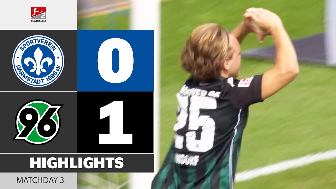 Gindorf Penalty Seals Victory | DARMSTADT 98 - HANNOVER 96 | Highlights | MD 3 Bundesliga 2 26/27