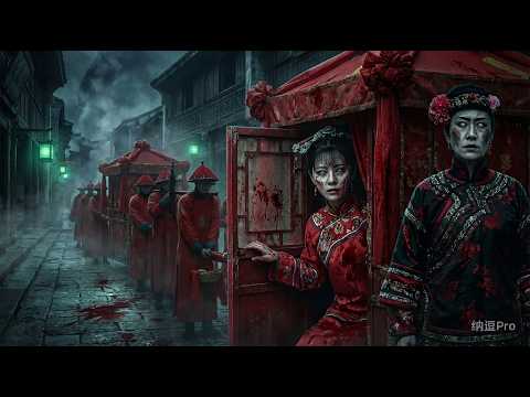 Horrifying&bizarre!The ghost bride hunts down men wandering the streets at midnight!#horror