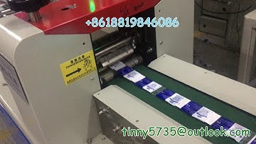 Card Flow packaging machine ,Card pillow packing machine ,Card wrapping machine with Sterilization