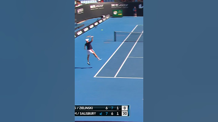 AMAZING doubles point! 🤯