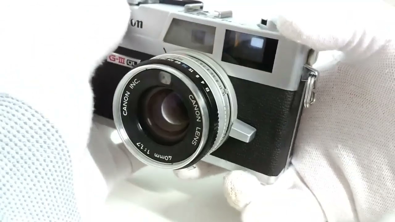 CANON Canonet G-III QL17 Rangefinder Film Camera - YouTube