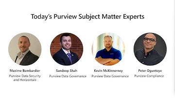 Microsoft Purview AMA - Data Security, Compliance, and Governance